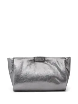 Brunello Cucinelli: Серебристый клатч 