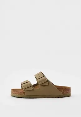 Birkenstock: Сабо цвета хаки 