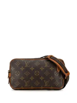 Louis Vuitton Pre-Owned: Коричневая сумка через плечо 