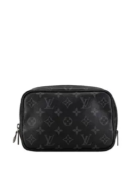 Louis Vuitton Pre-Owned: Чёрный клатч 