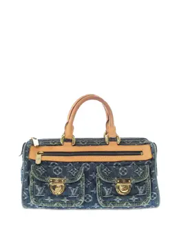 Louis Vuitton Pre-Owned: Голубая сумка 