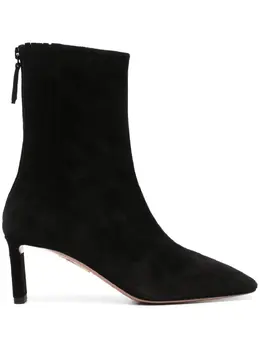 Aquazzura: Чёрные ботинки 