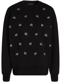 Karl Lagerfeld: Чёрный свитшот 