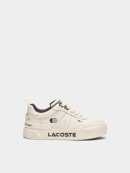Lacoste: Бежевые кроссовки 