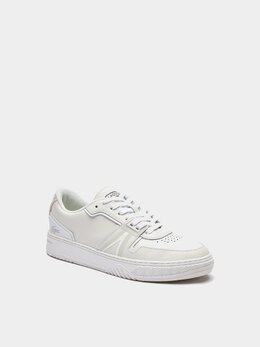 Lacoste: Белые кроссовки 