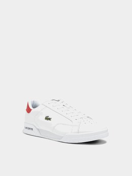 Lacoste: Белые кроссовки  Twin Serve