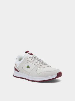 Lacoste: Белые кроссовки 