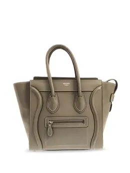 Céline Pre-Owned: Коричневая сумка-шоппер 