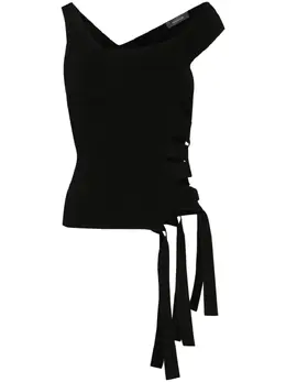 Mugler: Трикотажный топ 