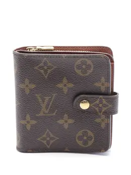 Louis Vuitton Pre-Owned: Коричневый кошелёк 