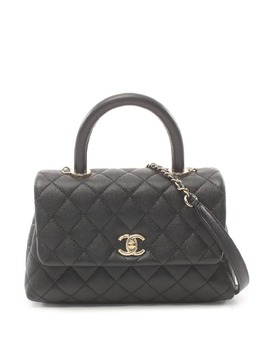 CHANEL Pre-Owned: Чёрная сумка 