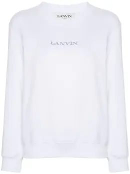 Lanvin: Белый свитшот 