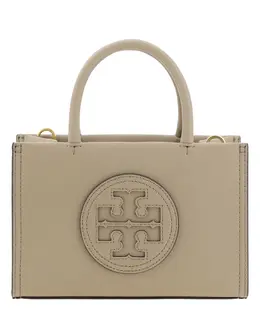 Tory Burch: Бежевая сумка  Ella