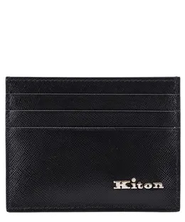 Kiton: Чёрный картхолдер 