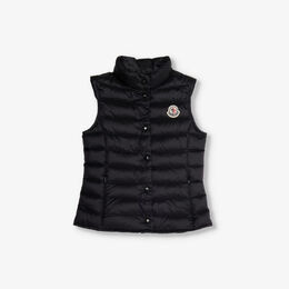 Moncler: Чёрный жилет  Liane