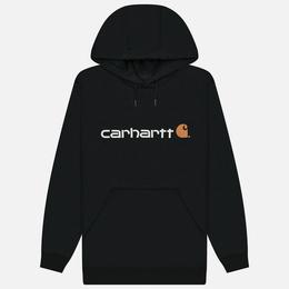 Carhartt: Чёрная толстовка 