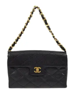 CHANEL Pre-Owned: Чёрная сумка 