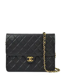 CHANEL Pre-Owned: Чёрная сумка 