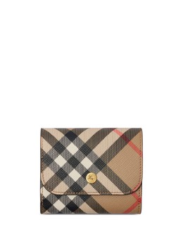 Burberry: Бежевый кошелёк  Vintage Check