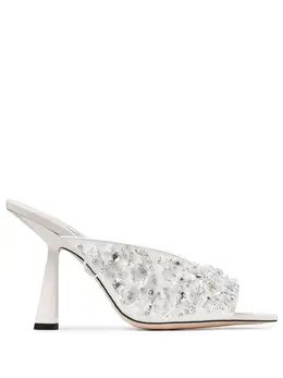 Jimmy Choo: Белые сабо 