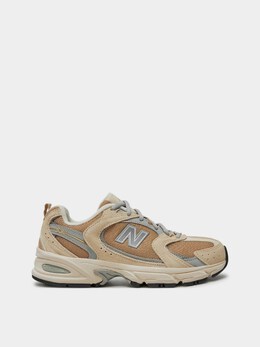 New Balance: Бежевые кроссовки  530