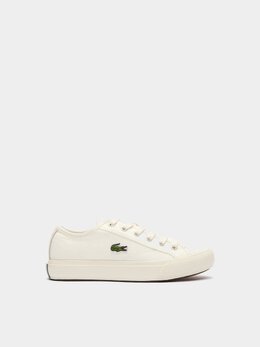 Lacoste: Белые кеды 