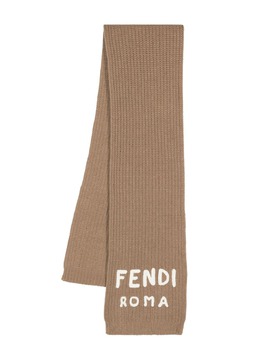 FENDI: Коричневый шарф 