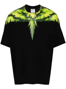 Marcelo Burlon County of Milan: Чёрная футболка 