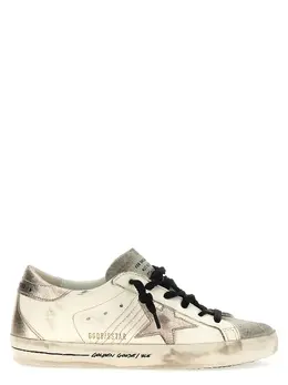 Golden Goose: Белые кроссовки  Superstar sneakers