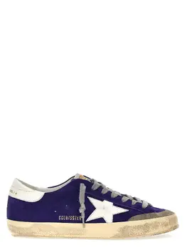 Golden Goose: Фиолетовые кроссовки  Superstar sneakers