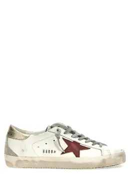 Golden Goose: Белые кроссовки  Superstar sneakers