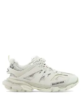 Balenciaga: Белые кроссовки  Track