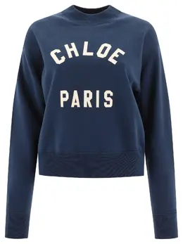 Chloé: Хлопковый свитшот 