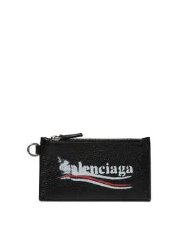 Balenciaga: Чёрный кошелёк  Cash