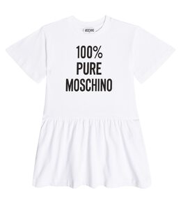 Moschino Kids: Белое платье 