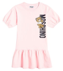 Moschino: Платье с принтом 