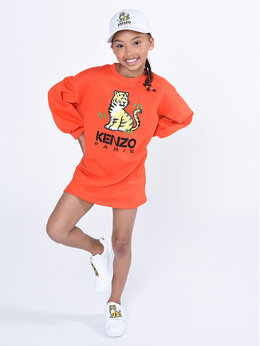 Kenzo Kids: Трикотажное платье 