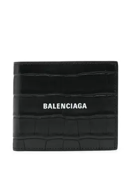 Balenciaga: Чёрный кошелёк  Cash