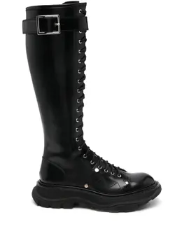 Alexander McQueen: Чёрные ботинки  Tread Slick