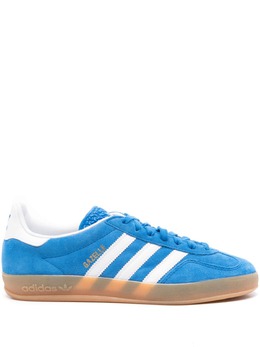 adidas: Голубые кроссовки  Gazelle Indoor