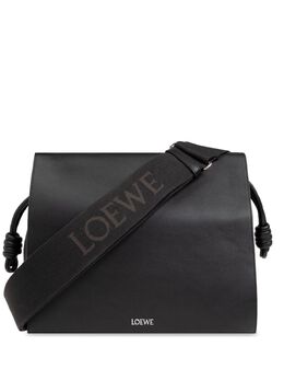 LOEWE: Чёрная сумка через плечо  Flamenco