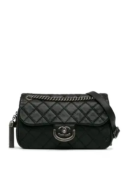 CHANEL Pre-Owned: Чёрная сумка через плечо 