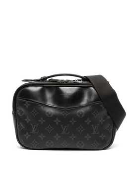 Louis Vuitton Pre-Owned: Чёрная сумка 