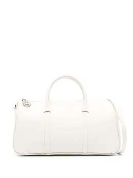 Longchamp: Серебристая сумка-шоппер 
