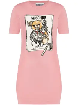 Moschino: Розовое платье  Teddy Bear