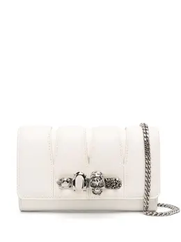 Alexander McQueen: Белый клатч 