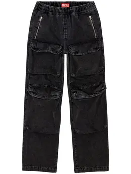 Diesel: Прямые джинсы 