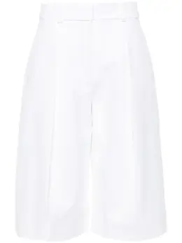 Jacquemus: Белые шорты 