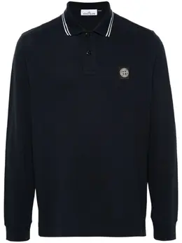 Stone Island: Синее поло 