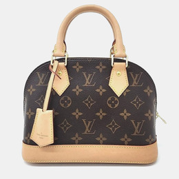 Louis Vuitton: Коричневая сумка  Alma BB